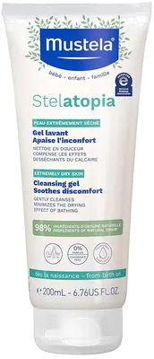 Гель для миття Mustela Bebe Stelatopia для сухої та атопічної шкіри, 200 мл