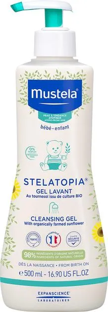 Гель для миття Mustela Bebe Stelatopia для сухої та атопічної шкіри, 500 мл