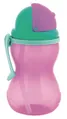 Поїльник Canpol babies 56/113_pin спортивний з обертаючою кришкою і трубочкою рожевий, 370 мл
