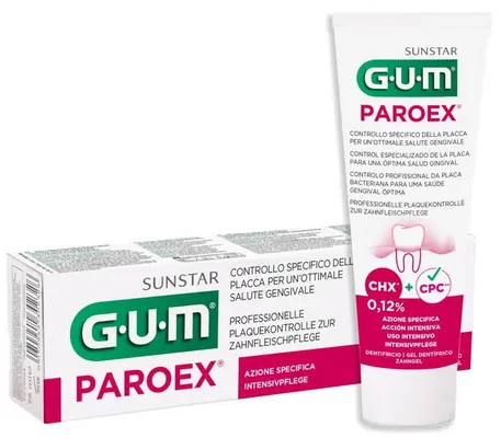 Зубна паста GUM Paroex CHX 0.12 %, 75 мл