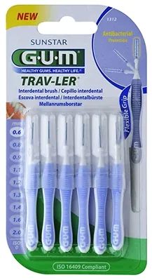 Інтердентальні щітки GUM Trav-Ler, 0,6 мм, 6 шт