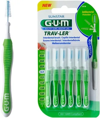 Інтердентальні щітки GUM Trav-Ler, 1,1 мм, 6 шт