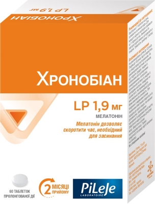 Хронобіан LP 1,9 мг таблетки пролонгованої дії №60