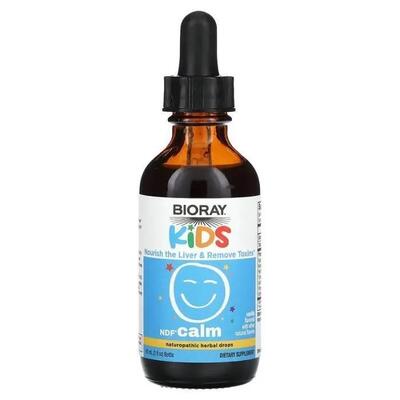 Для печени и выведения токсинов Bioray Kids NDF Calm для детей со вкусом ванили, 60 мл