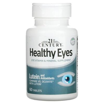 Вітаміни для очей 21st Century Healthy Eyes лютеїн та антиоксиданти, 60 таблеток