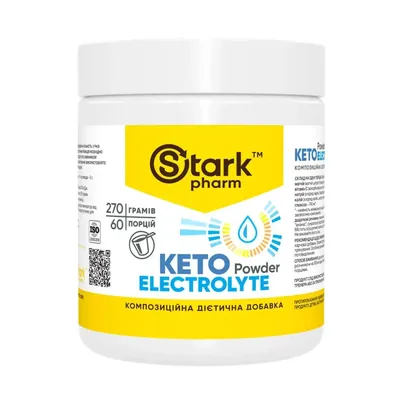 Ізотонік Stark Pharm Keto Electrolyte Powder ананас, 270 г