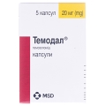 Темодал капсули по 20 мг №5 у саше