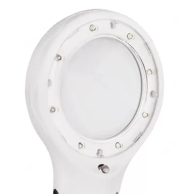 Лупа Ridni RD-9586 ручна з LED підсвічуванням 4X збільшення (діаметр 60 мм)