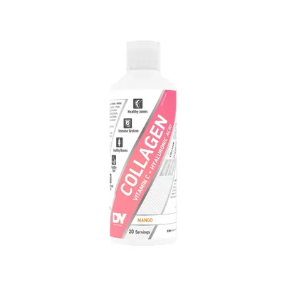 Колаген +вітамін С + Гіалуронова кислота Dorian Yates Collagen + vitamin C + HA манго, 500 мл
