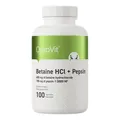 Бетаїн + Пепсін OstroVit Betain HCL + Pepsin, 100 капсул