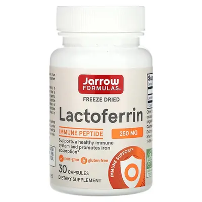Лактоферрин Jarrow Formulas Lactoferrin 250 мг, 30 капсул