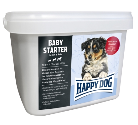Корм сухой Happy Dog Baby Starter для щенков с 4 - 6 недель всех пород, 1,5 кг, 2458