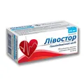 Лівостор таблетки, в/плів. обол. по 20 мг №70 (10х7)