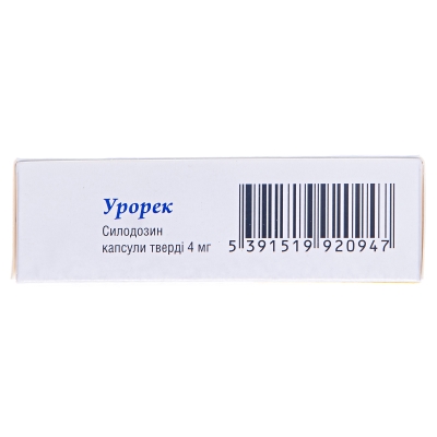 Урорек капсулы тв. по 4 мг №30 (10х3)