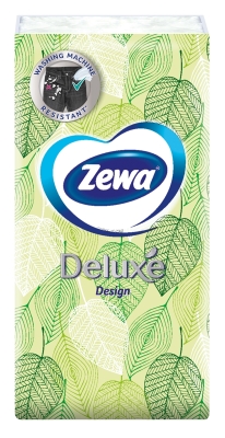Платочки бумажные Zewa Deluxe Design 3 слоя, 10 шт х 1 уп