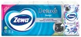 Хусточки паперові Zewa Deluxe Design 3 шари, 10 шт х 10 уп