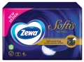 Платочки бумажные Zewa Softis Original 4 слоя, 9 шт х 6 уп