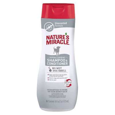 Шампунь-кондиционер Nature's Miracle Hypoallergenic гипоаллергенный для собак, 473 мл