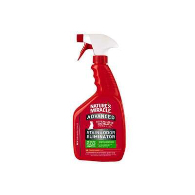Спрей для удаления пятен и запахов Nature`s Miracle Cat Stain&Odor Eliminator Spray с ароматом лимона, 946 мл