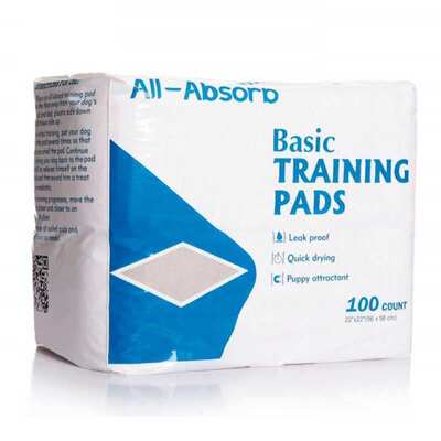 Пеленки для собак All-Absorb Basic 56 см х 56 см, 100 штук