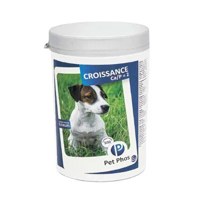 Вітамінно-мінеральний комплекс Pet Phos Croissance Ca/P =2 для собак, 100 таблеток