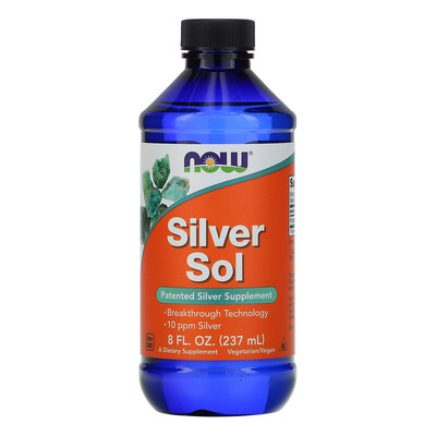 Коллоидное Серебро Now Foods Silver Sol, 237 мл