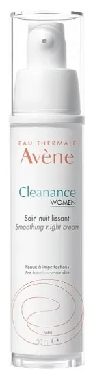 Крем для обличчя Avene Cleanance Women нічний розгладжуючий, 30 мл