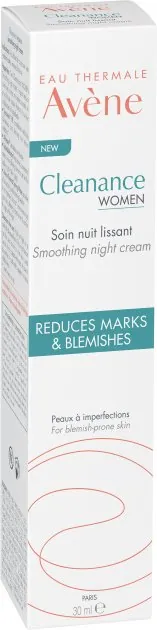 Крем для обличчя Avene Cleanance Women нічний розгладжуючий, 30 мл