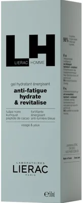 Гель для обличчя Lierac Homme зволожувальний енергетичний для чоловіків, 50 мл