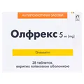 Олфрекс таблетки, в/плів. обол. по 5 мг №28 (14х2)