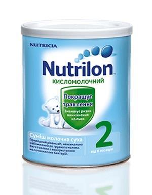 Смесь сухая молочная Nutrilon Кисломолочный 2 для питания детей от 6 до 12 месяцев, 400 г