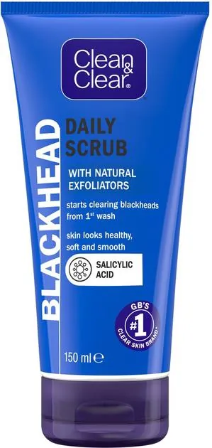 Скраб Clean & Clear Blackhead від чорних цяток щоденний, 150 мл