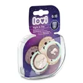 Пустушка силіконова Lovi Night&Day Girl динамічна 22/915girl, 6-18 місяців, 2 шт
