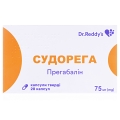 Судорега капсулы тв. по 75 мг №28 (14х2)