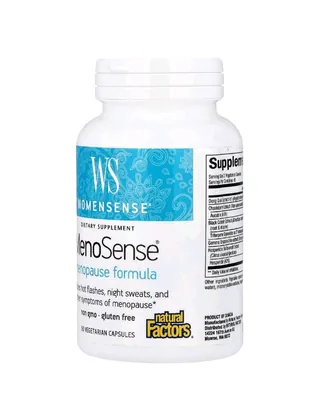 Комплекс для прийому в період менопаузи Natural Factors WomenSense MenoSense, 90 вегетаріанських капсул