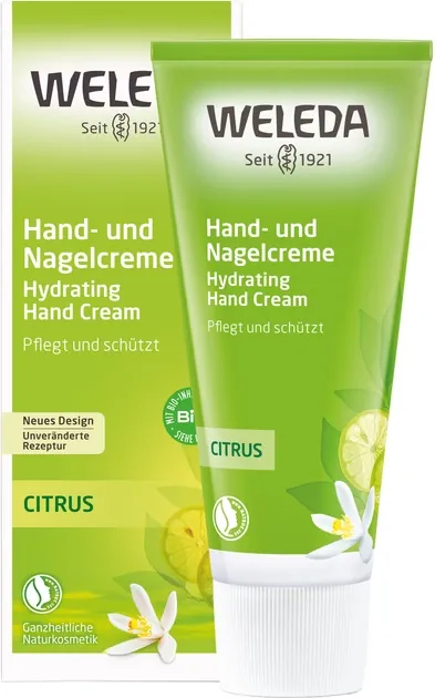 Крем для рук і нігтів Weleda Citrus Цитрус зволожуючий, 50 мл