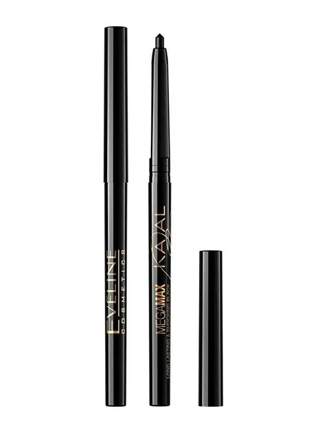 Автоматичний олівець для очей Eveline Mega Max Kajal чорний, 4 г
