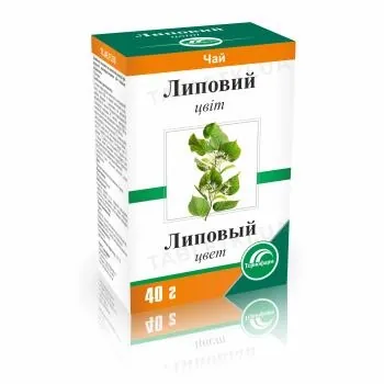 Липовий цвіт чай по 40 г №1 у пач. з внут. пак.