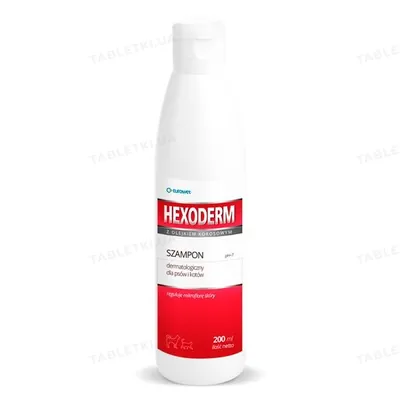 Шампунь Eurowet Hexoderm з хлоргексидином 3% для собак та котів, 200 мл