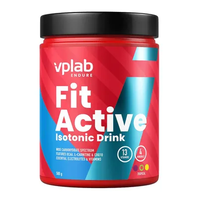 Ізотонік VPLab Endure Fit Active Isotonic Drink тропічні фрукти, 500 г