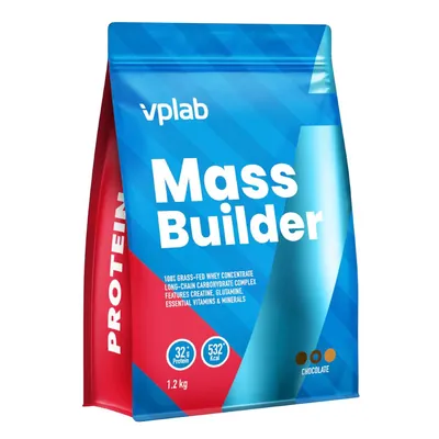 Гейнер VPLab Mass Builder шоколад, 1,2 кг