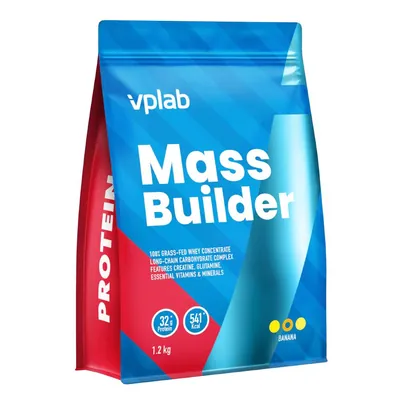 Гейнер VPLab Mass Builder банан, 1,2 кг