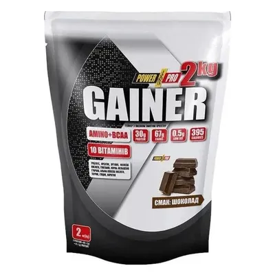 Гейнер Power Pro Gainer Amino + BCAA шоколад, 2 кг