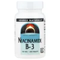 Ніацинамід Source Naturals Niacinamide B-3 100 мг, 250 таблеток