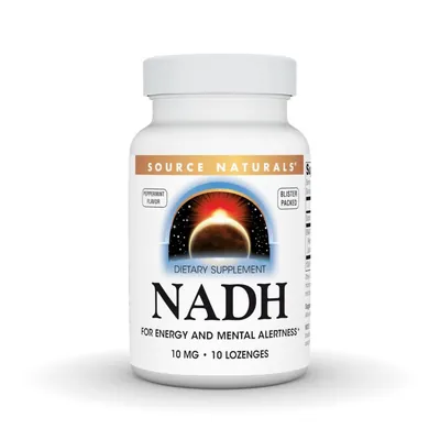 Нікотинамідаденіндинуклеотид (НАДН) Source Naturals NADH, 10 льодяників