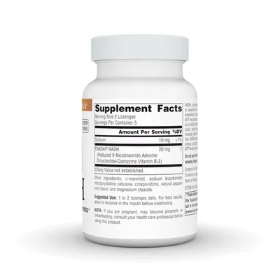 Нікотинамідаденіндинуклеотид (НАДН) Source Naturals NADH, 10 льодяників