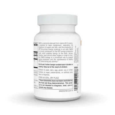 Нікотинамідаденіндинуклеотид (НАДН) Source Naturals NADH, 10 льодяників