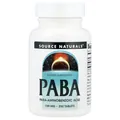 Пара-амінобензойна кислота Source Naturals PABA 100 мг, 250 таблеток
