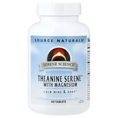 Теанін Source Naturals Theanine Serene, 60 таблеток