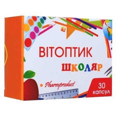Вітоптик Школяр капсули по 450 мг №30